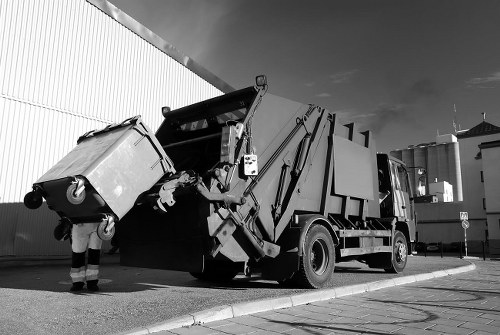 Construction site generating waste in Wandsworth